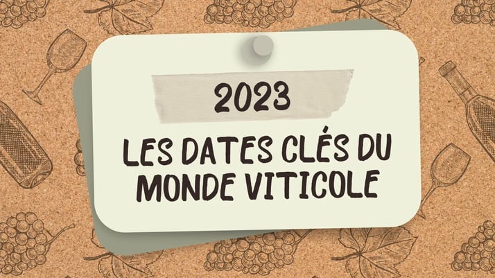 15 dates clés du monde viticole à retenir pour 2023