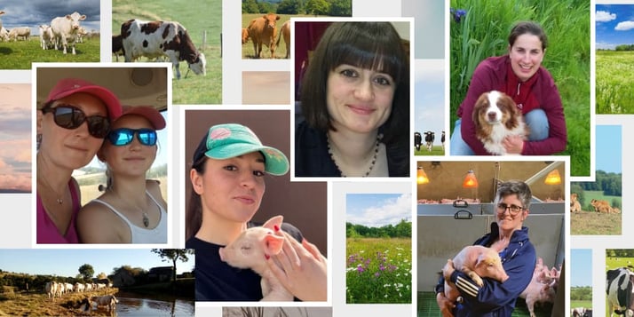 Portraits de femmes en élevage