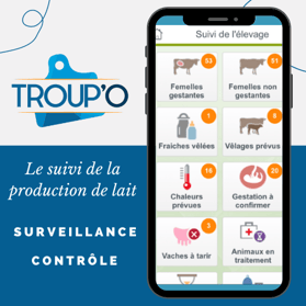TroupO - le suivi de la production de lait en élevage biologique - contrôle et surveillance